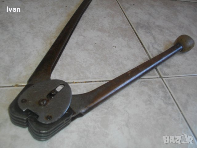 Нови Немски Чембер Клещи За Метални Ленти/Ползвани Български Соц Чембер Клещи За Метални Ленти, снимка 11 - Клещи - 40191239