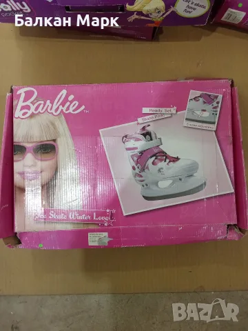 Дамски / Младежки кънки за лед Barbie Ice Skate "Winter Love" (Powerslide)- регулируеми номер 38-42, снимка 2 - Ролери, кънки - 56104943