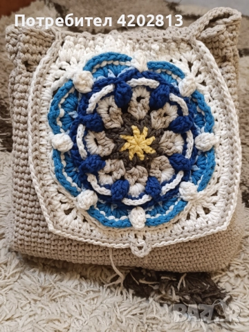 Ръчна изработка ранички и чанти , плетени на една кука , снимка 13 - Чанти - 51585090