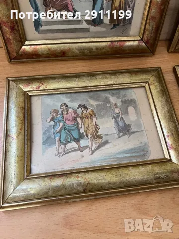 Картина с библейски мотиви, лот от 4 бр., снимка 5 - Картини - 49592753