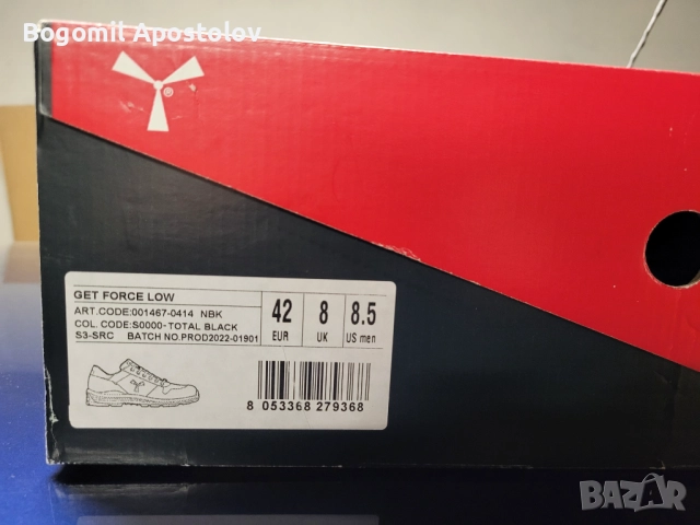 Работни обувки PAYPER GET FORCE LOW S3 SRC, снимка 2 - Други - 52947127