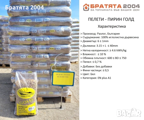 Пелети Schneider с най висок клас ENPlus А1. - БРАТЯТА 2004, снимка 5 - Пелети - 33531097