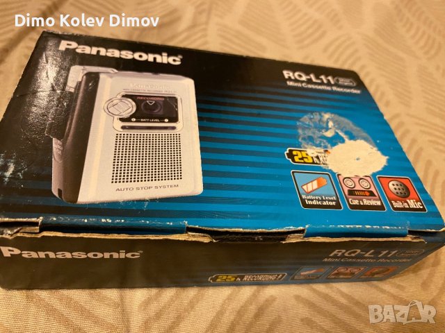 Panasonic RQ L11 Boxed. Уокмен Записващ + 3 Касети Бонус!, снимка 2 - Радиокасетофони, транзистори - 42676354