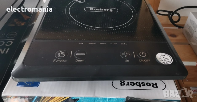 индукционен котлон Rosberg R51445J, снимка 4 - Котлони - 51506285