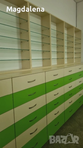 Мебели за пълно обзавеждане на аптека, снимка 8 - Друго търговско оборудване - 53117256