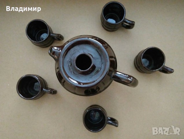 Битов сервиз за ракия, троянска керамика, снимка 7 - Сервизи - 42495828