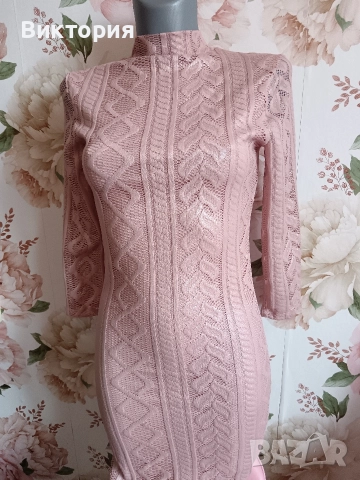 дамска рокля пепел от рози, снимка 3 - Рокли - 52901672