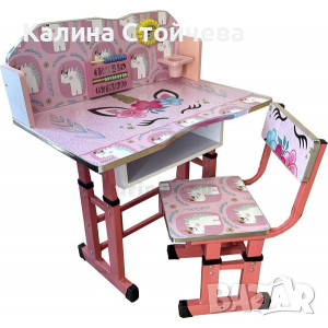 Ученически чин и стол, снимка 5 - Мебели за детската стая - 44699881