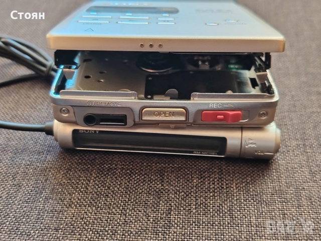 мини диск,minidisc,walkman sony mz r55, снимка 6 - Радиокасетофони, транзистори - 51951774