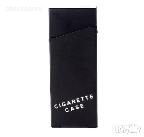 Нова Алуминиева малка кутия за слим цигари метална цигарена табакера с копче и пружина модна стилна , снимка 3 - Табакери - 39363061