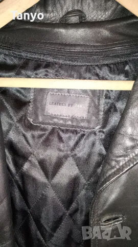 Кожено манто на Зара,л,хл.Има зимна подплата,която се сваля., снимка 5 - Якета - 48305500