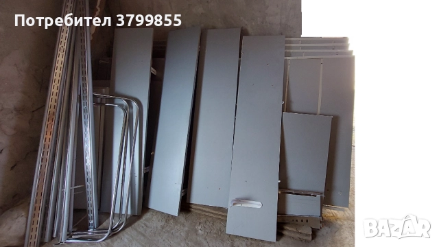 Етажерка със стабилни дървени плоскости, снимка 2 - Оборудване за магазин - 52647027