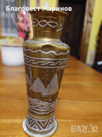 Стара ваза, снимка 3 - Антикварни и старинни предмети - 41857355