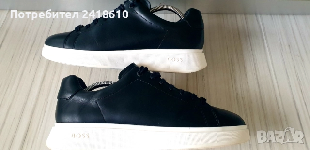 Hugo Boss Leather Mens Size 41/26см ОРИГИНАЛ! Мъжки спортно - елегантни обувки естествена кожа!, снимка 4 - Кецове - 52342982