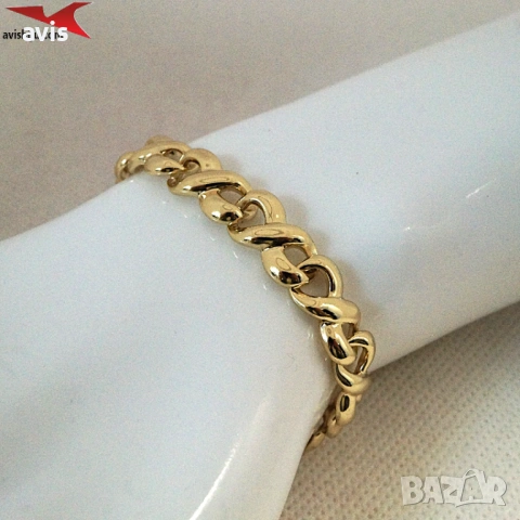 Гривна с 14К златно покритие 234845, снимка 4 - Гривни - 53211104