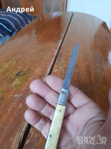 Стар джобен нож,ножче,ножка #159, снимка 6 - Други ценни предмети - 52283427