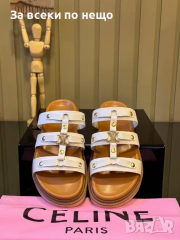 Celine Дамски Чехли Селин - Налични Различни Цветове Код E274, снимка 9 - Чехли - 50415319