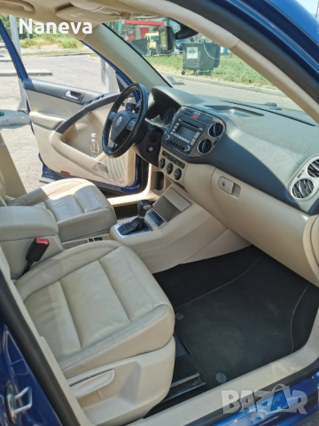 VW Tiguan Автоматик КОЖЕН САЛОН *Подгрев *Панорама , снимка 3 - Автомобили и джипове - 53562545