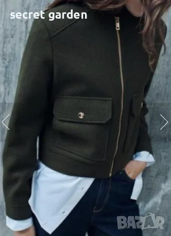 Дамско късо палто Zara размер хс, снимка 2 - Палта, манта - 55977353
