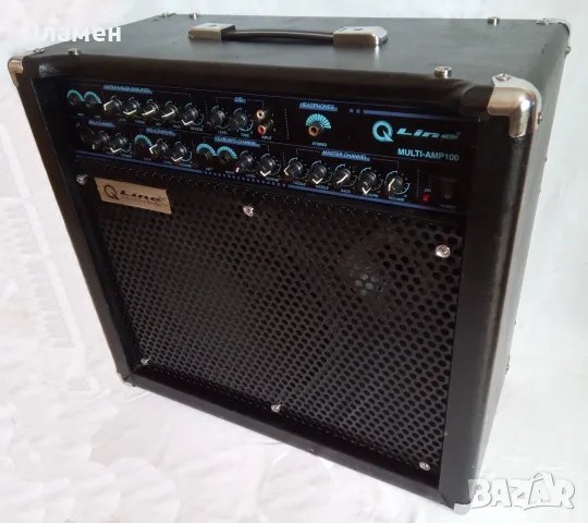 Q-Line Multiamp 100w китарен усилвател за китара и бас, за клавишни, вокали,  с aux вход и изход., снимка 3 - Други - 55796728