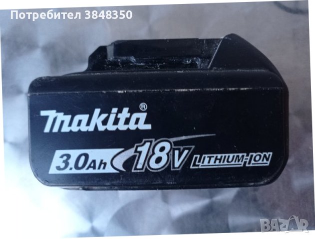 Акумулаторна батерия MAKITA 18 волта 3 ампера BL1830-за ремонт, снимка 8 - Винтоверти - 44421450
