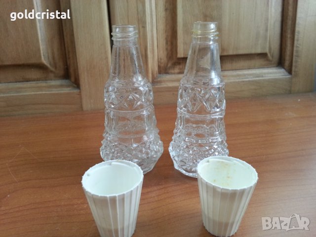 Стари стъклени оливерници , снимка 3 - Антикварни и старинни предмети - 39896897