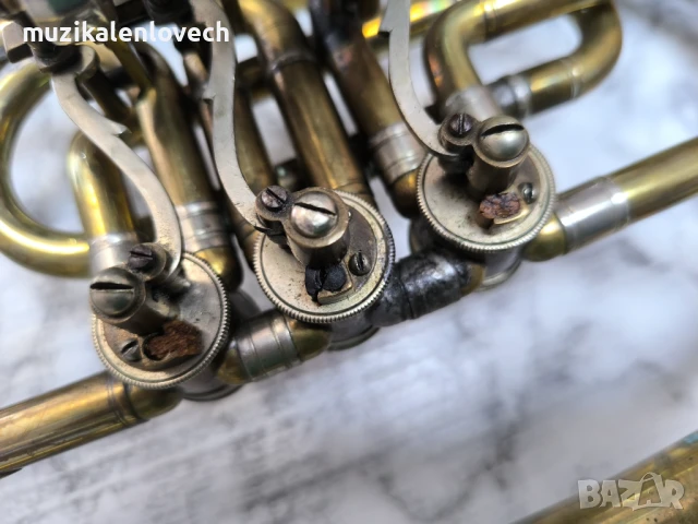 Bb Baritone instrumentenfabrik Christian Reiner - баритон, басфлигорна made in Germany, снимка 10 - Духови инструменти - 50891933