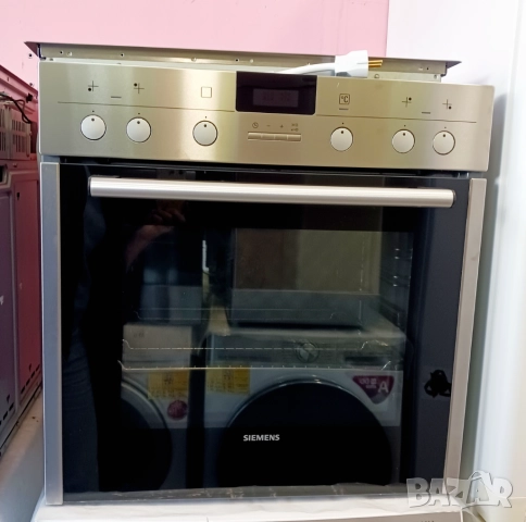 Печка за вграждане с керамичен плот  SIEMENS