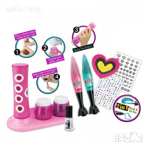 Детски комплект за ноктопластика 2в1 нокти , снимка 2 - Други - 38726430