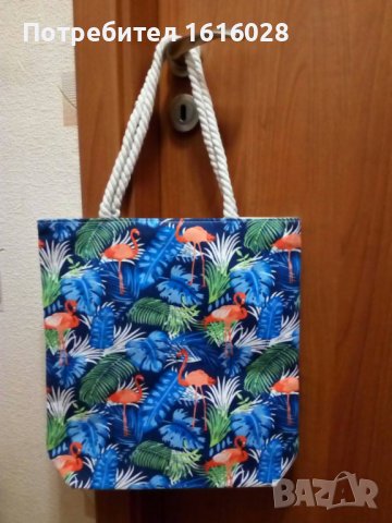 Нови три летни модела чанти с фламинго за ежедневие,разходка или плаж., снимка 2 - Чанти - 39795715