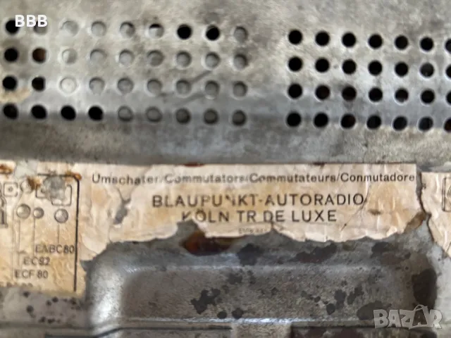Blaupunkt  ретро радио Köln TR De LUXE  лампово за части, снимка 2 - Аксесоари и консумативи - 49940394