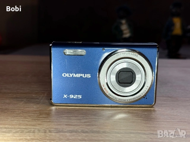 Olympus X 925 син металик 12MP 4x zoom, снимка 5 - Фотоапарати - 53301247