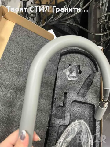 Дефект смесител за кухня с издърпваща се глава и 2 режима на струя - 9600, снимка 3 - Смесители - 50019481