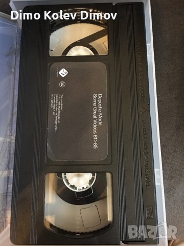 Depeche Mode VHS Видео Касета. Mega Rare!, снимка 4 - Други музикални жанрове - 41765342