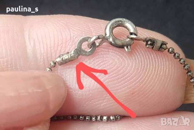 Сребърно колие проба 925 с висулка Сваровски, снимка 7 - Колиета, медальони, синджири - 40827975