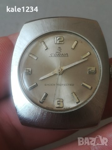 Швейцарски часовник SORNA. Swiss made. Vintage watch. Механичен. Дамски, снимка 3 - Дамски - 42096937