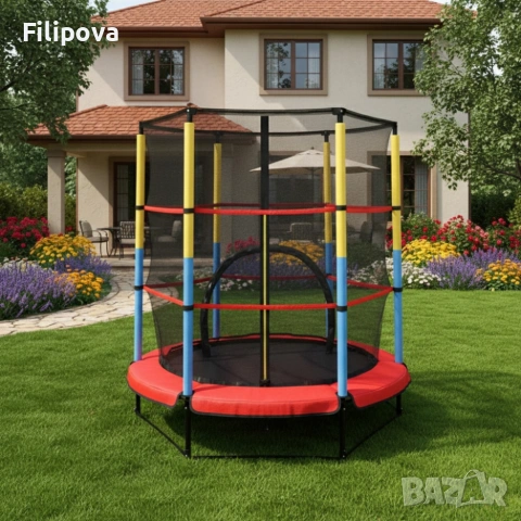 Батут 140 см, снимка 3 - Други спортове - 53527089