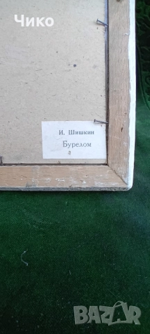 Голяма картина добре рамкирана и остъклена, снимка 8 - Картини - 51809834