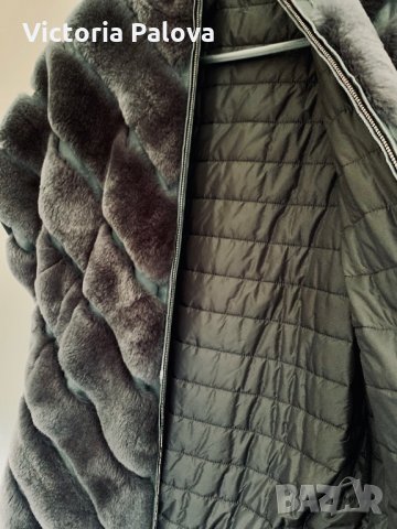 Луксозно палто-елек от чинчила, снимка 7 - Палта, манта - 36024737