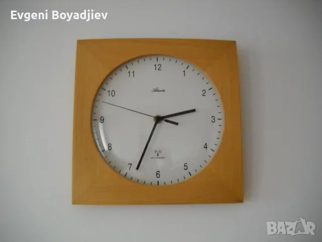 Кварцов стенен часовник- радиосверяем, снимка 7 - Стенни часовници - 49323881