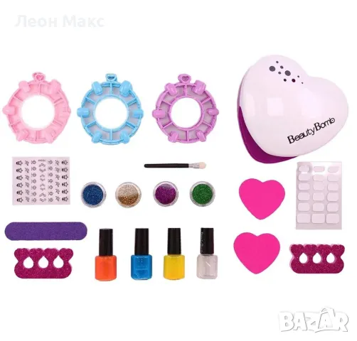 Комплект за Маникюр с лакове за нокти и аксесоари, снимка 3 - Рисуване и оцветяване - 47870827