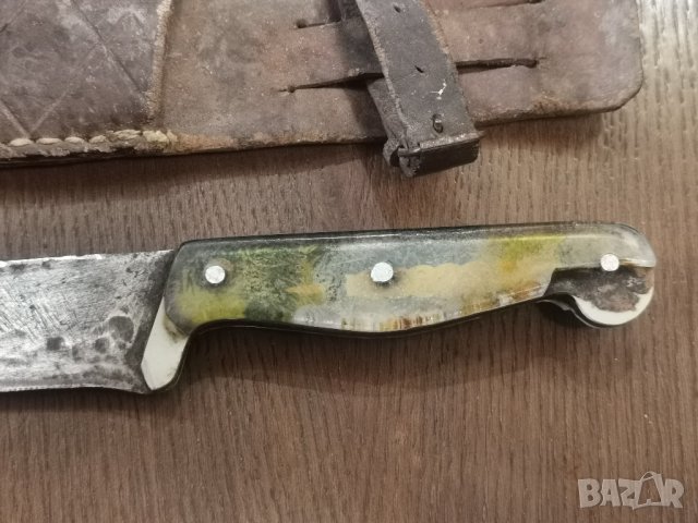 Стар ловен нож, снимка 2 - Антикварни и старинни предмети - 40509723