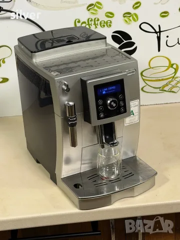 Кафемашина кафе автомат delonghi magnifica с гаранция, снимка 4 - Кафемашини - 56015461