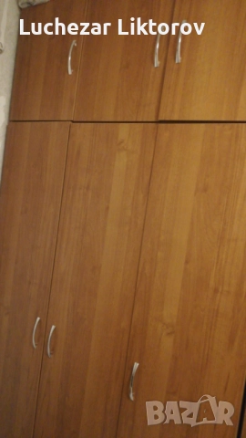 Трикрилни гардероби с надстройки. Цена 170лв.за брой., снимка 4 - Гардероби - 51474657