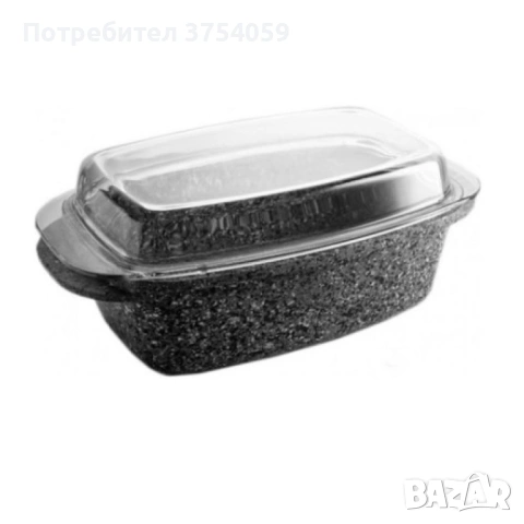 Ростер Goldman с мраморно покритие – правоъгълен съд с капак, 5.5 л и 6.6 л, за фурна и всички котло, снимка 2 - Съдове за готвене - 53076980