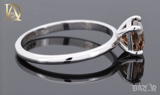 Нов Златен Пръстен с 1.00кт Естествен Диамант, снимка 5 - Пръстени - 40063386