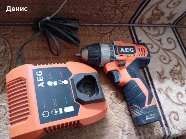 Винтоверт Aeg 12v , снимка 2 - Винтоверти - 51886807