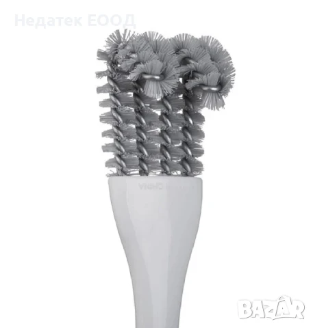 Четка за почистване на барбекю, Бял, 17x3,5 см.