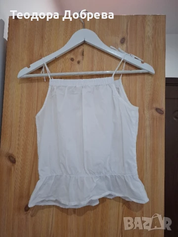 Бял потник от H&M, снимка 2 - Потници - 50837003