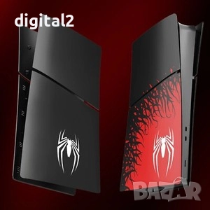 Панел  Spider Man PlayStation 5 Slim Digital Edition високо качество, снимка 4 - PlayStation конзоли - 52708658